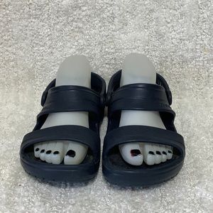 Crocs Blue Ankle Strap Sandals Excellent Condition Sz M 8 W 10